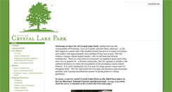 Desktop Screenshot of crystallakepark.org